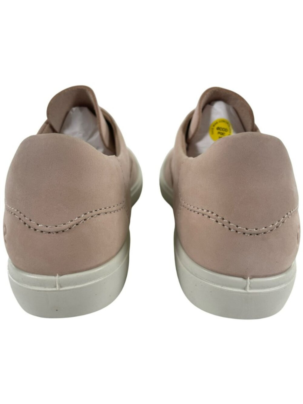 Ecco Soft Classic Rose Dust Sneakers Nubuck Leather Upper Women's Sz 8-8.5 NEW - Picture 7 of 11